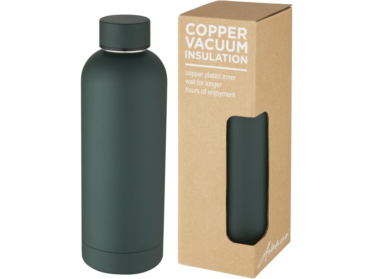 Spring 500 ml vakuumisolerad sportflaska i koppar