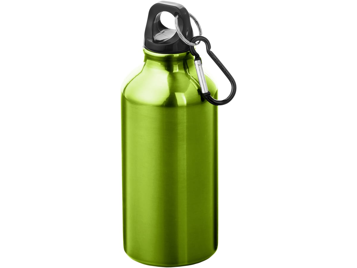 Oregon vattenflaska av RCS-certifierad återvunnen aluminium med karbinhake, 400 ml
