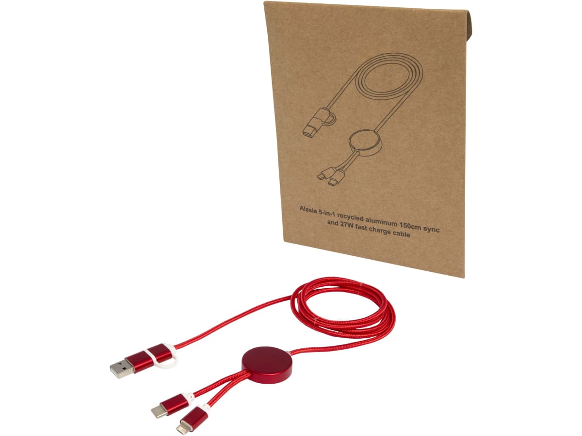 Alasia 5-i-1 Snabbladdningskabel (27W), 150 cm