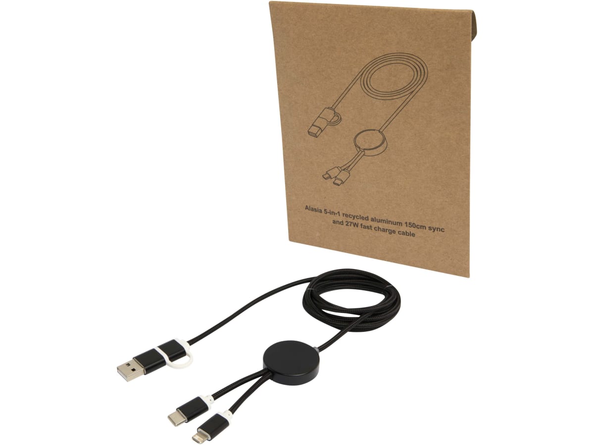 Alasia 5-i-1 Snabbladdningskabel 27W (150 cm)