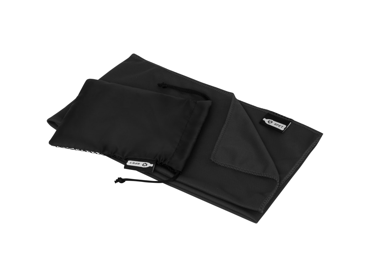 Raquel återvunnen PET sport kylhandduk i påse