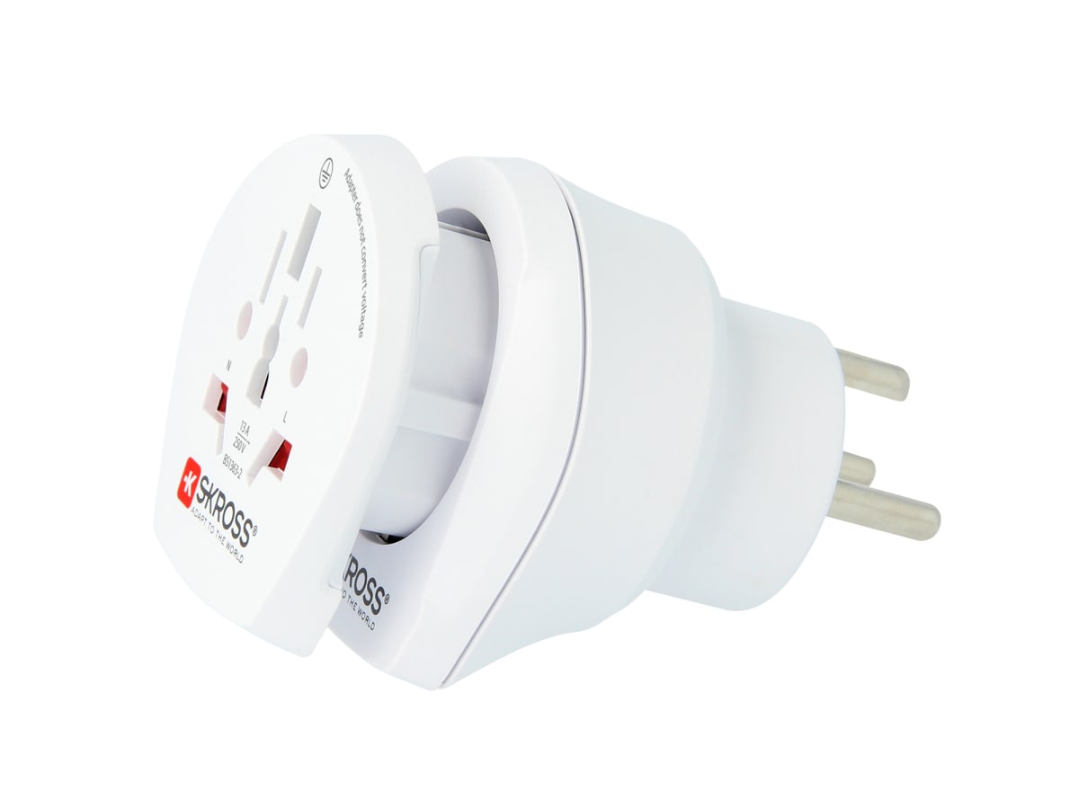 El-Adapter Combo Danmark & Europa