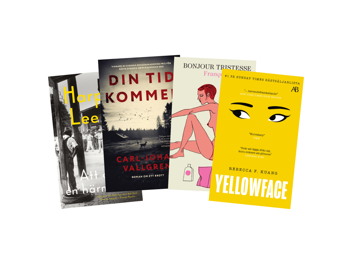 Bokpaket: Att döda en härmtrast, Yellowface & 2 andra romaner