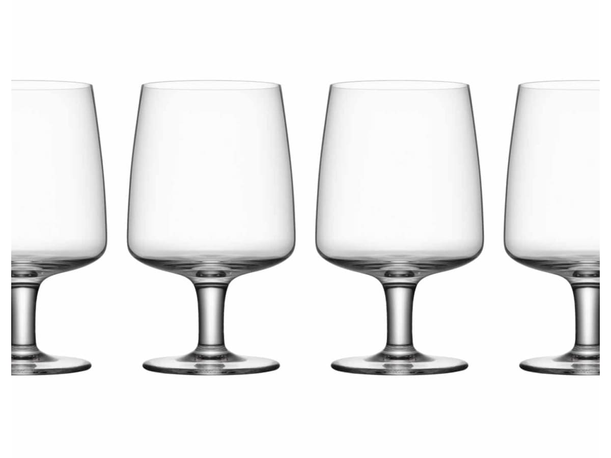 Bruk stort glas på fot 4-pack