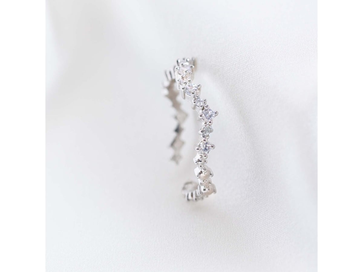 Petite Capella ring - Crystal (Silver)