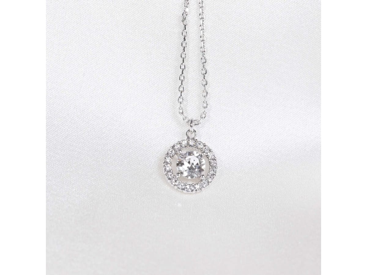 Miss Miranda halsband - Crystal (Silver)