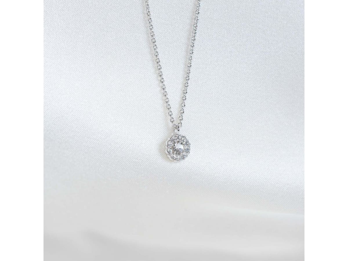 Petite Miss Sofia halsband - Crystal (Silver)