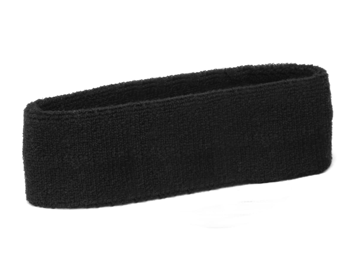 Pannband frotte svart