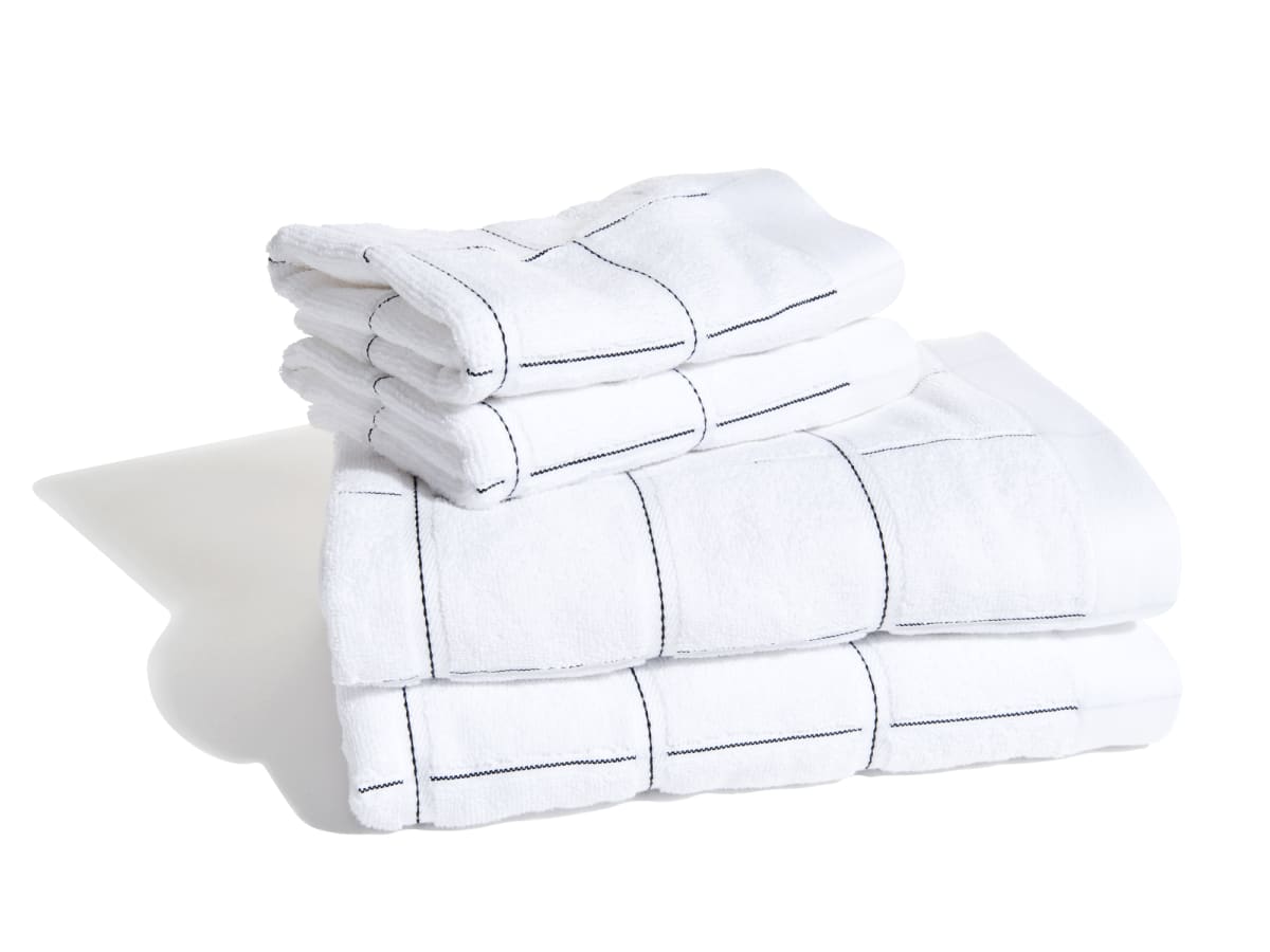1 st frottéhandduk 65x130 - Vit