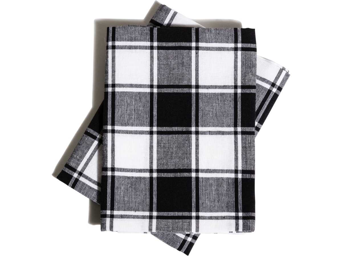 Kökshandduk 2-pack Svart 45x65 QA