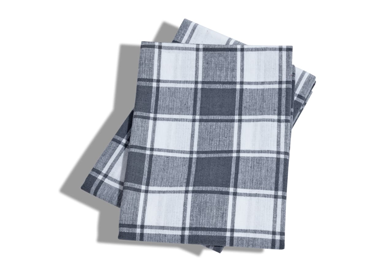 Kökshandduk 2-pack Mörkgrå 45x65 QA