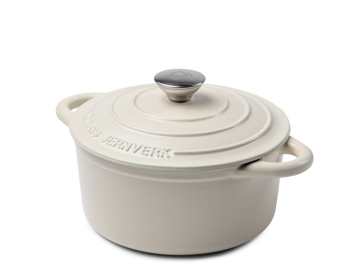 Gjutjärnsgryta 2,8L Off-white