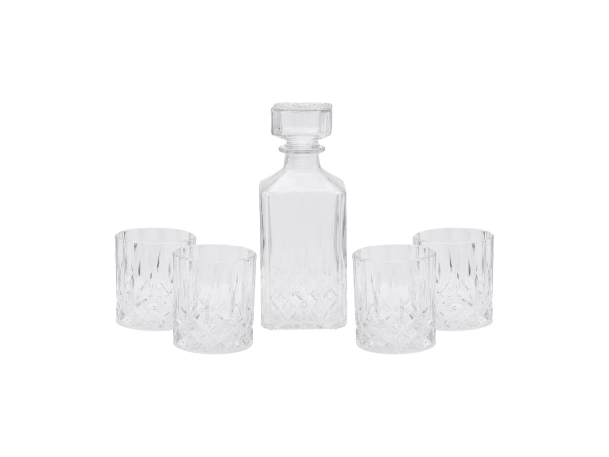 Karaff med 4 glas - 4-pack