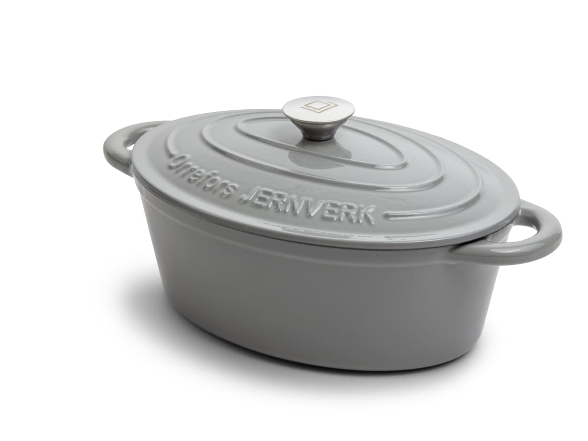 Gjutjärnsgryta 3,5L Ljusgrå