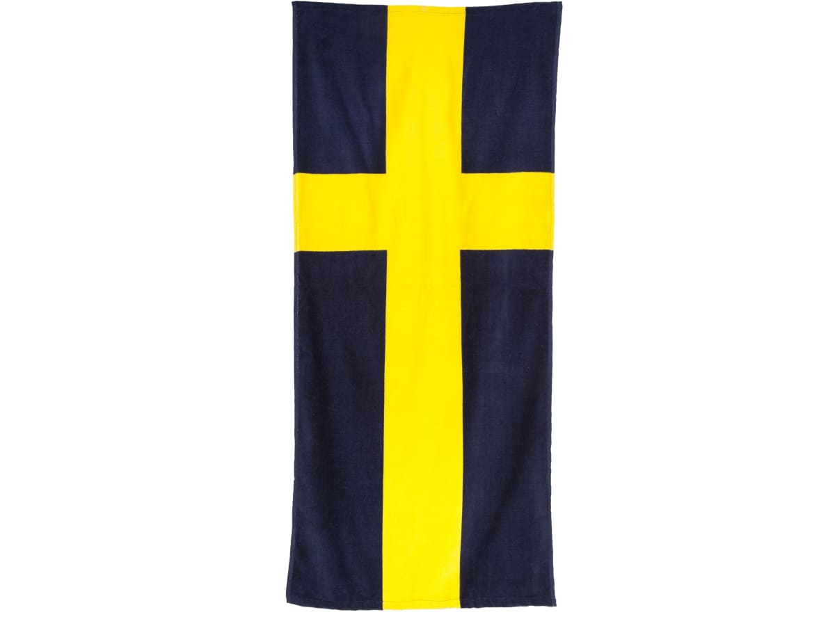 Beach Towel Sweden Blå/Gul