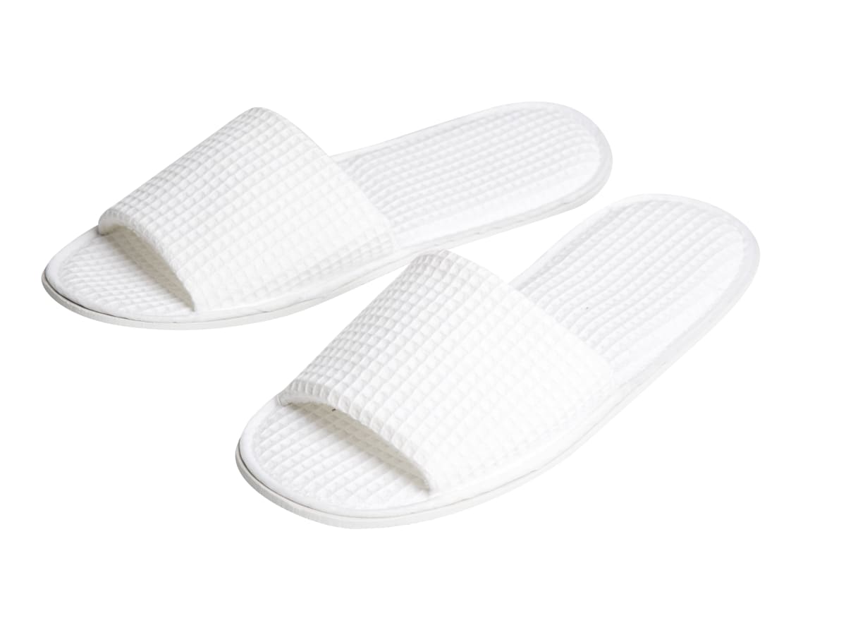 Spatoffla Våfflade Vit 40/45