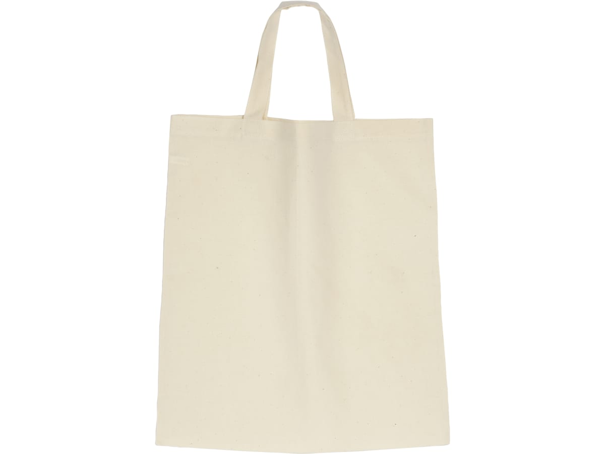 Tygkasse 150g korta handtag Natur