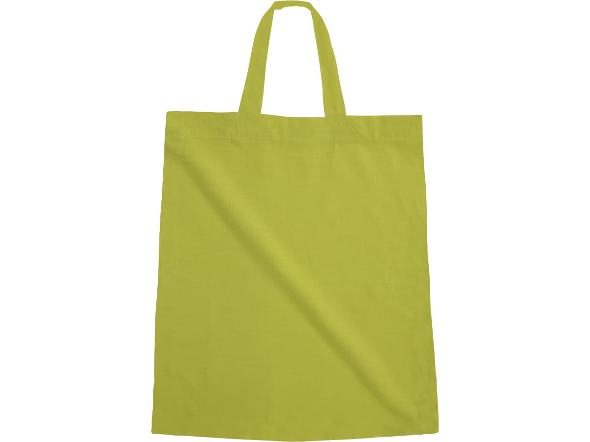 Tygkasse 150g korta handtag Lime