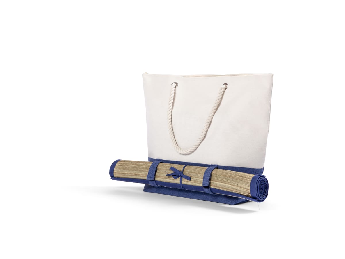 Beach Bag With Mat Natur