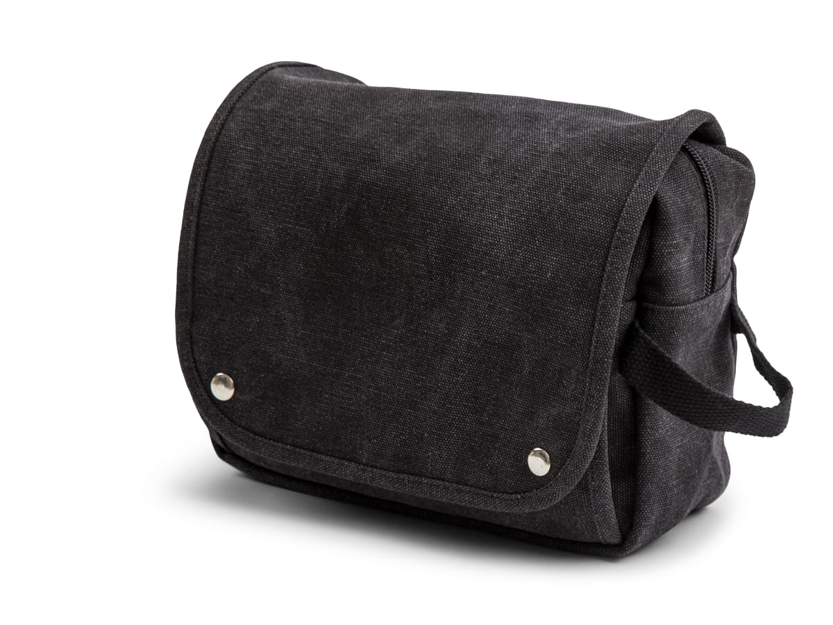 Toilet Bag Canvas Svart