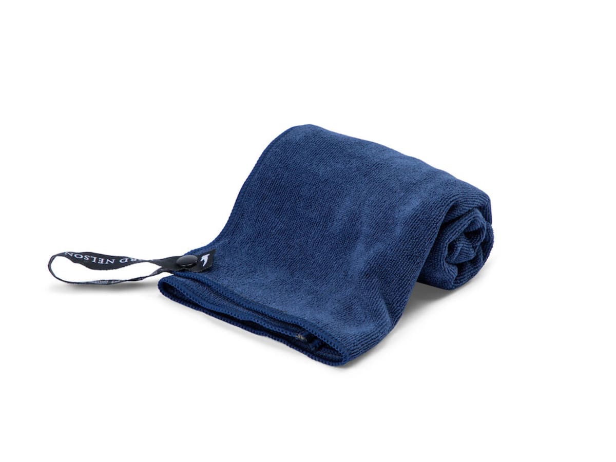 LN Mikrofiberhandduk Marinblå 90x180