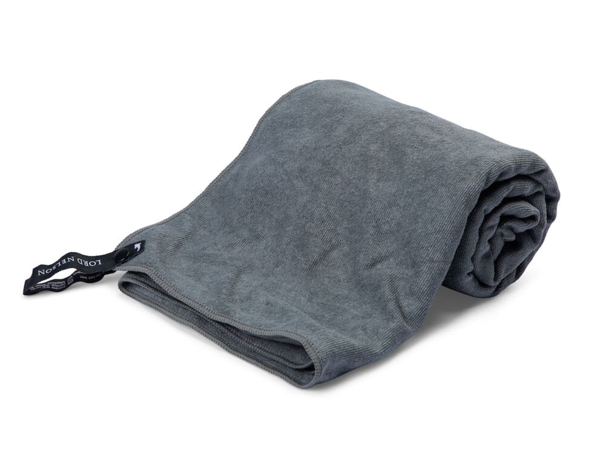 LN Mikrofiberhandduk Grå 50x100