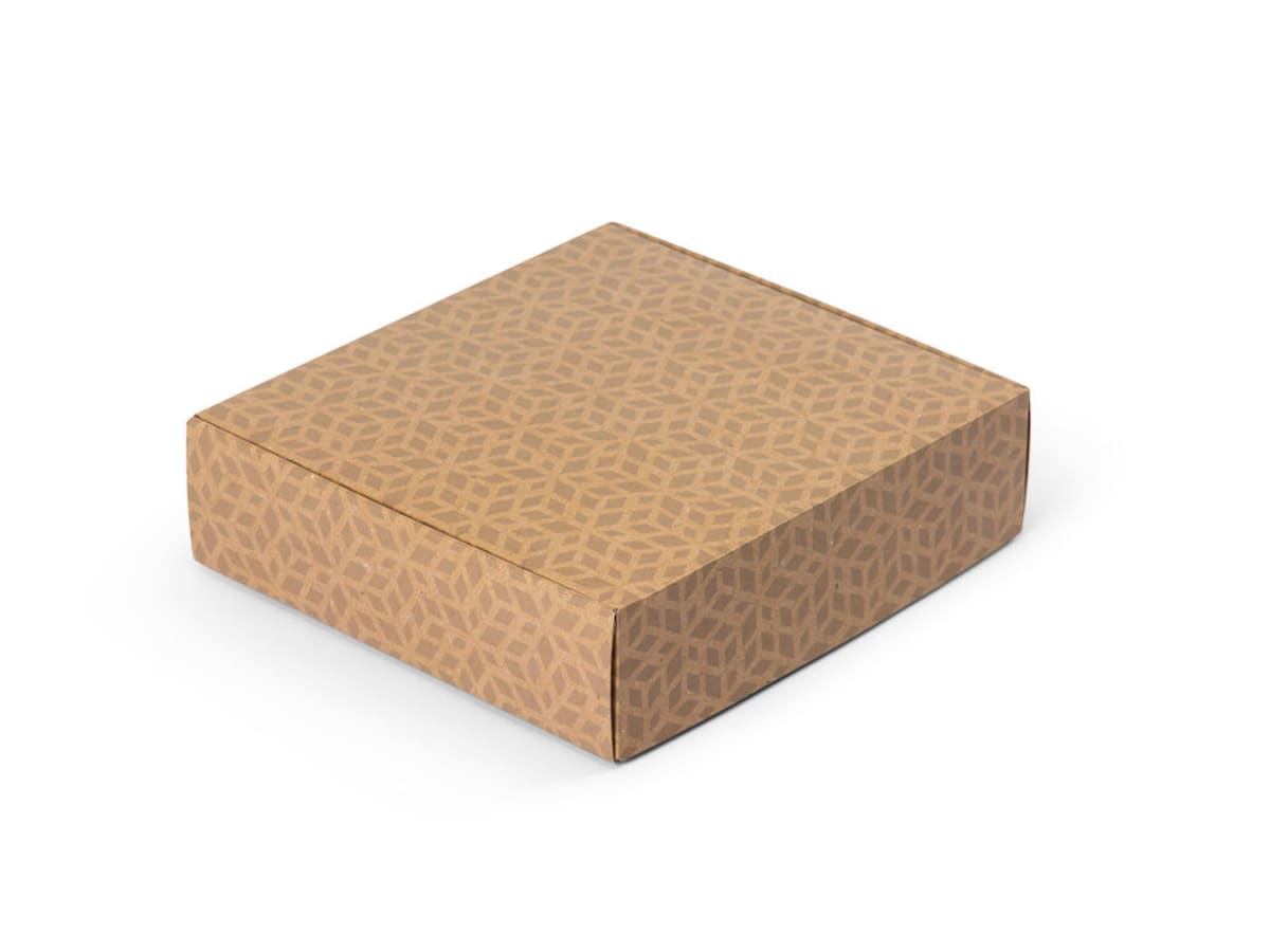 Presentkartong Mönstrad 34x32x9 - 0