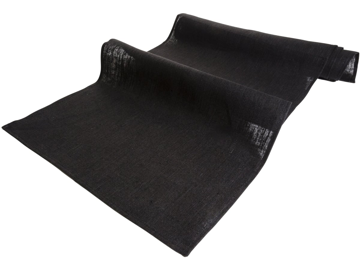 Linn Löpare Svart 45x150 Queen Anne