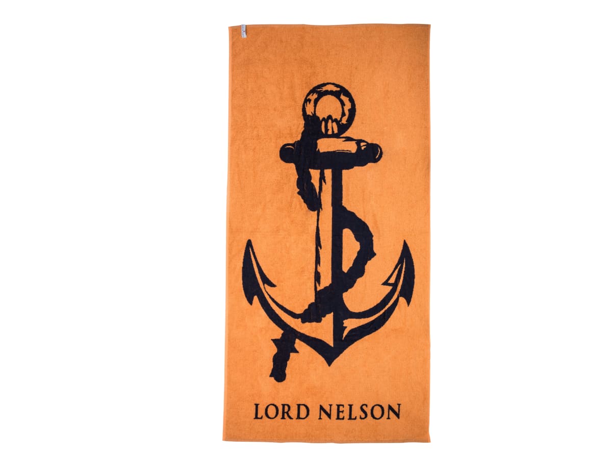 LNV Beach Towel Anchor Orange