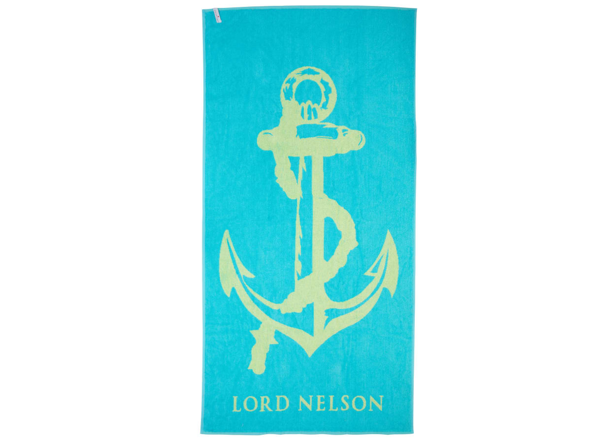 LNV Beach Towel Anchor Ljusblå