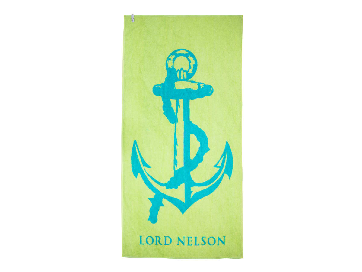 LNV Beach Towel Anchor Mörkgrön