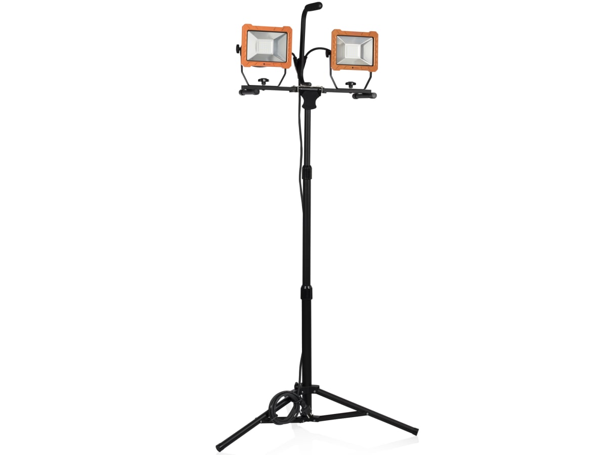 LED-arbetslampa tripod 2 x 30W