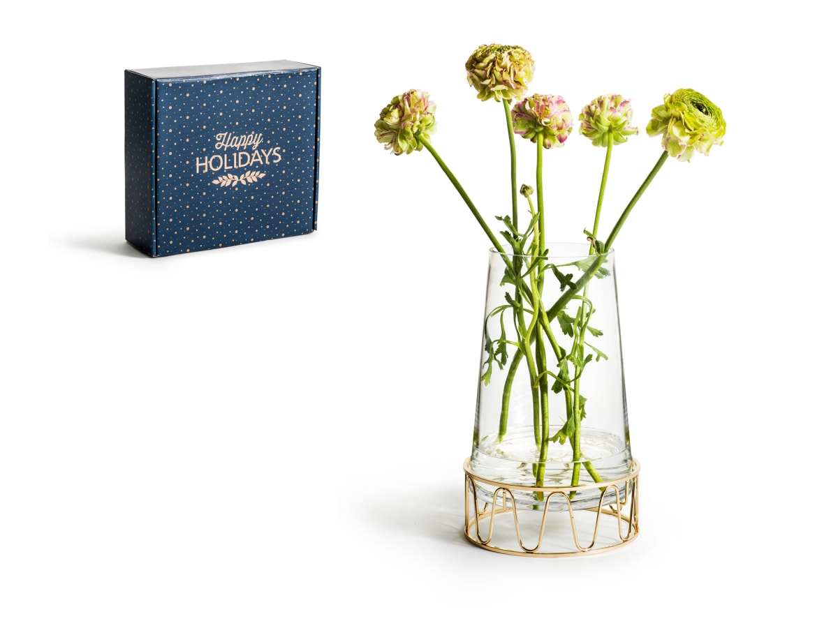 Giftset Lyxig lanterna med ljus