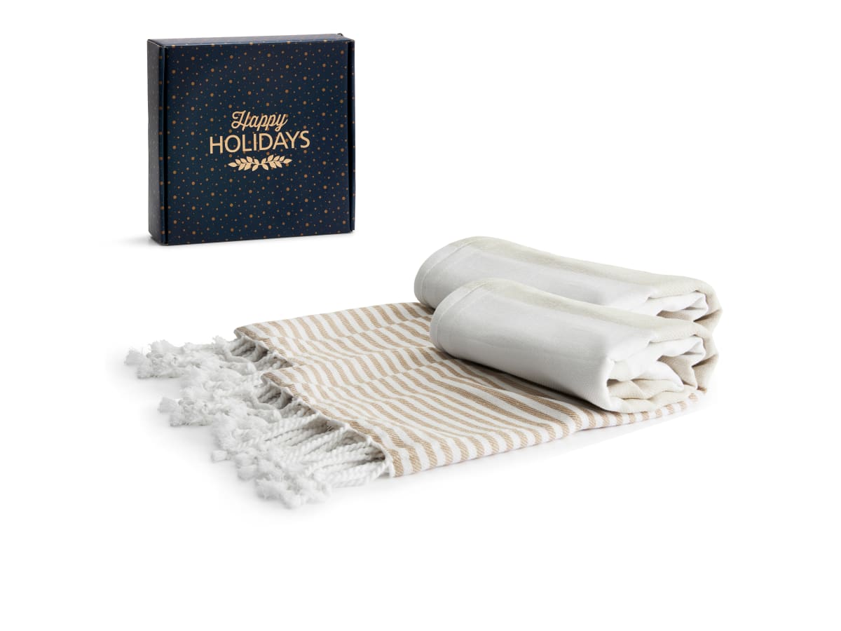 Giftset Hamam handduk x 2st, 90x170cm