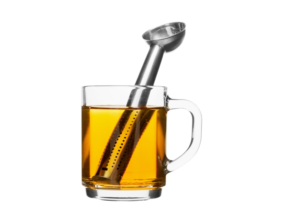 Tea, tesil med skopa