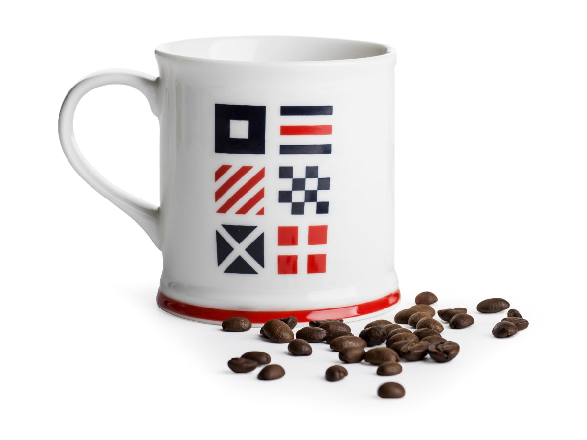 Nautic mugg, röd