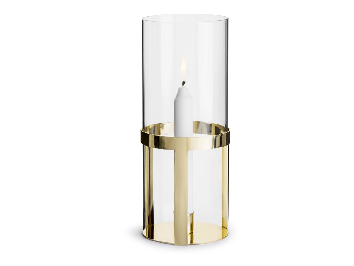 Hold ljuslykta medium, guld