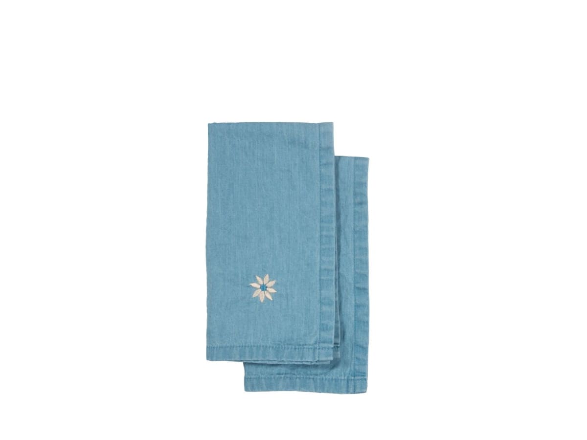 Eden denim kökshandduk, 2-pack