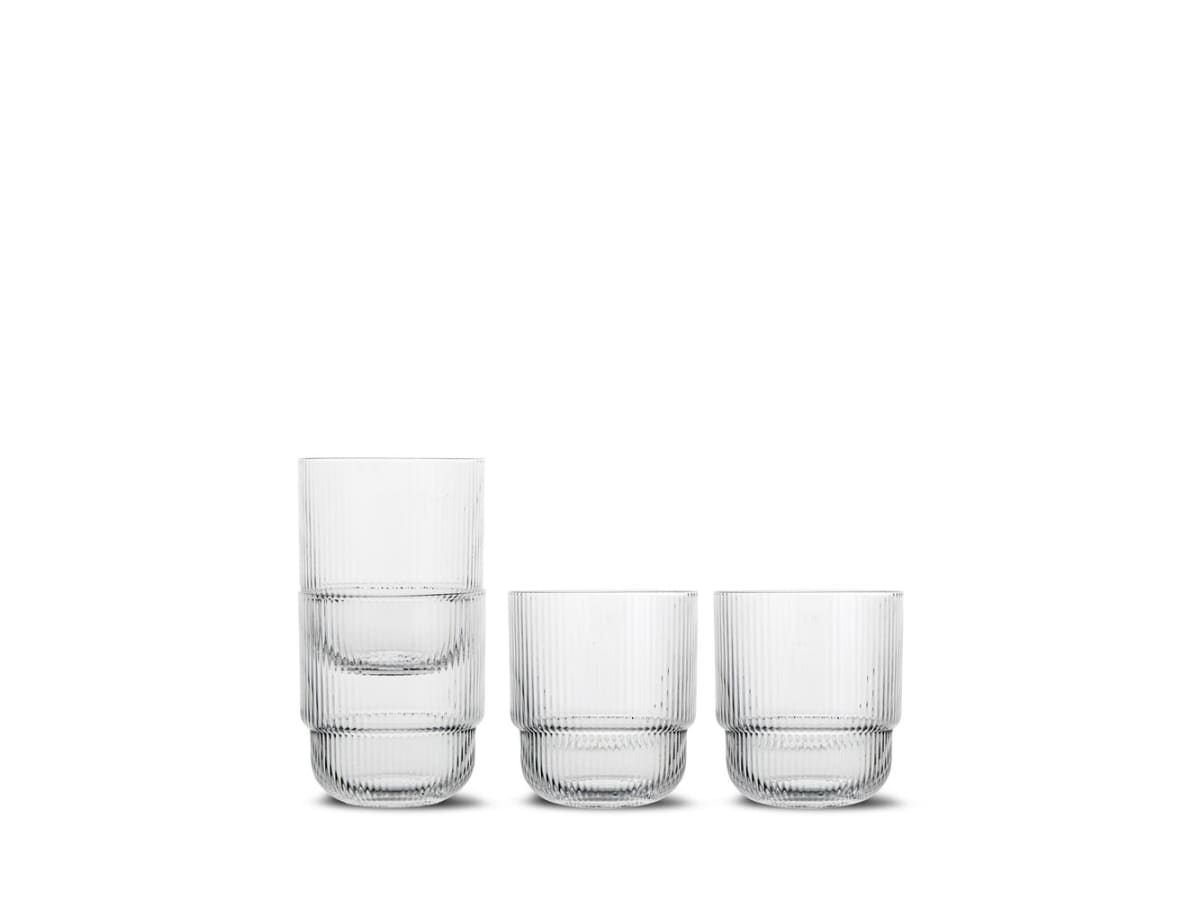Blanka vattenglas, 4-pack