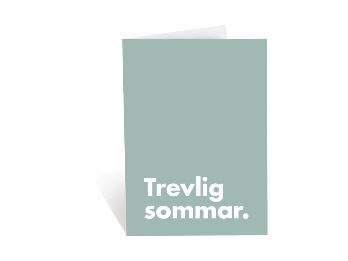 Hälsningskort "Trevlig Sommar"