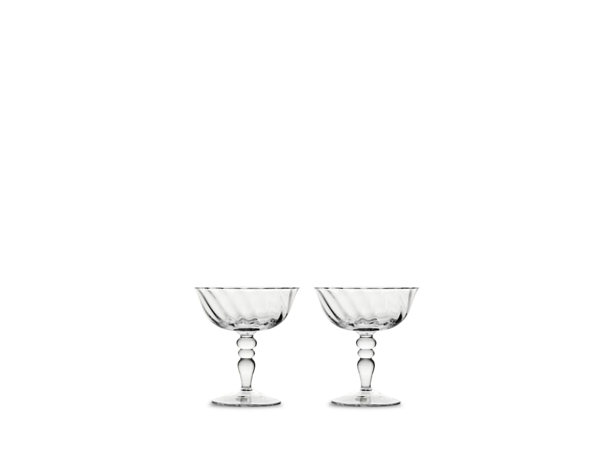 Italiensk champagnekupa Opacity, 2-pack
