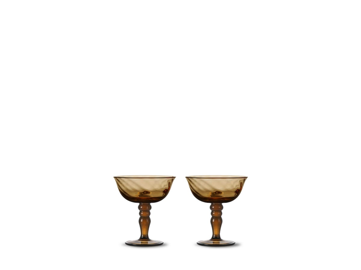 Italiensk champagnekupa Opacity, 2-pack