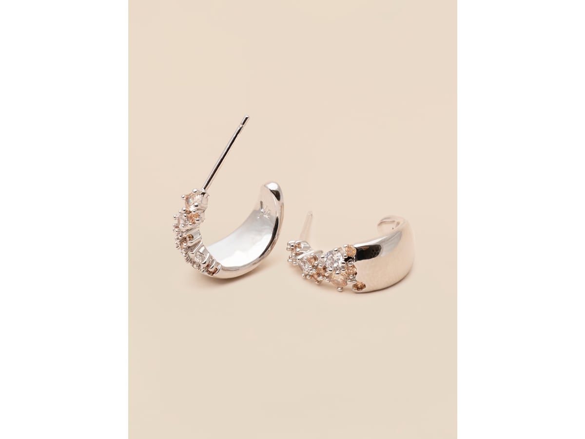 Petite Meadow earrings - Champagne