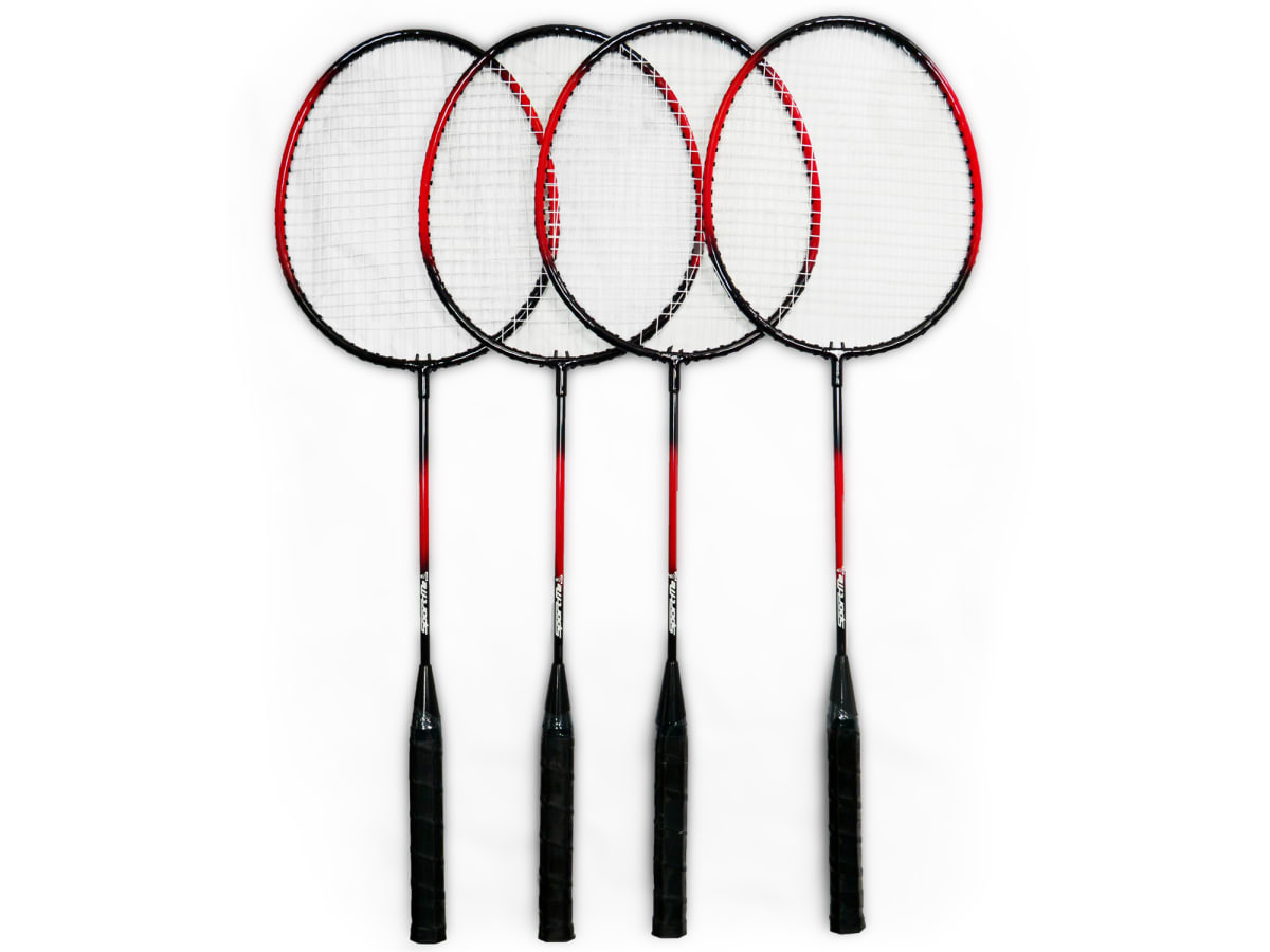 Badmintonset 4 spelare med nät