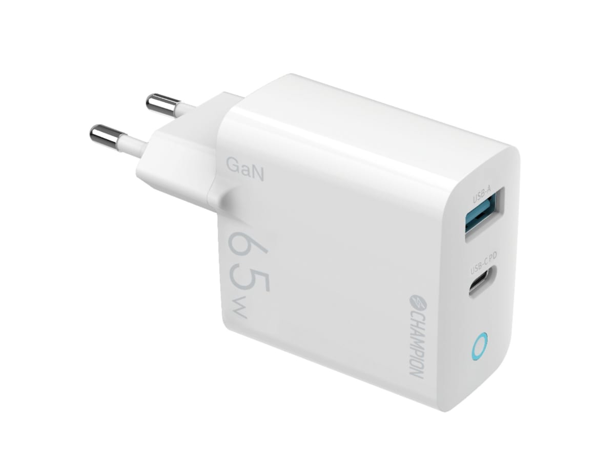 65 W GAN 2 port PD Charger