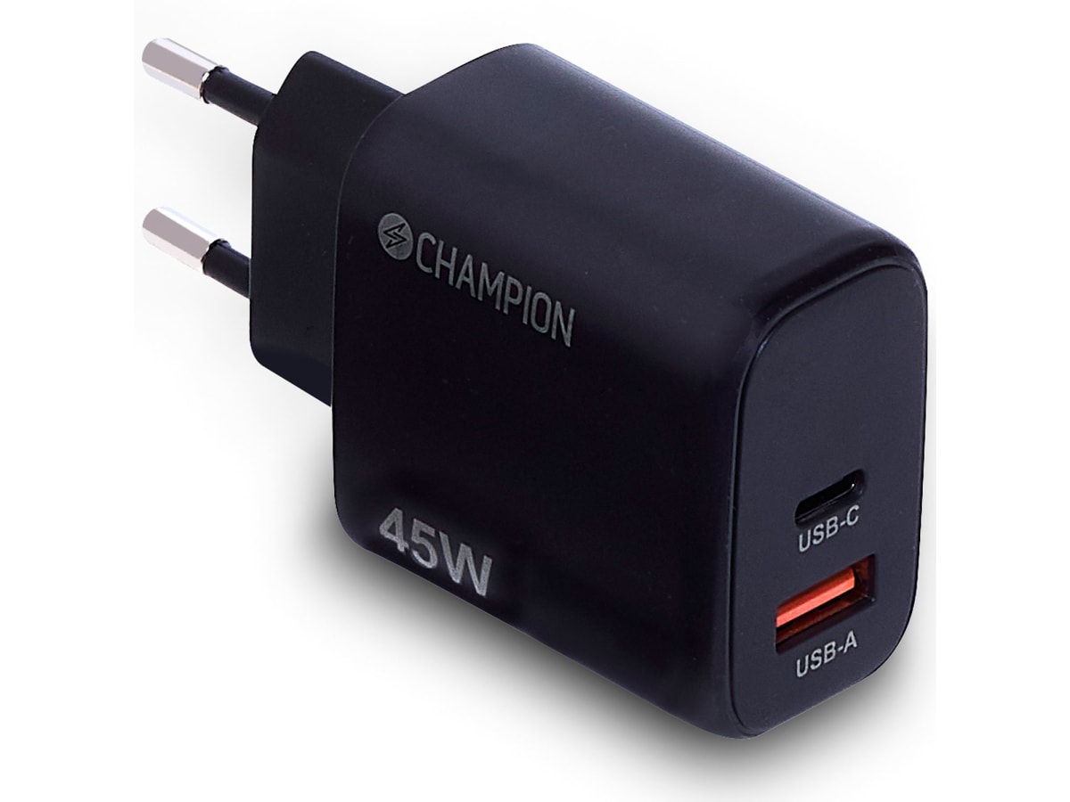 Laddare 45W PD/QC Svart