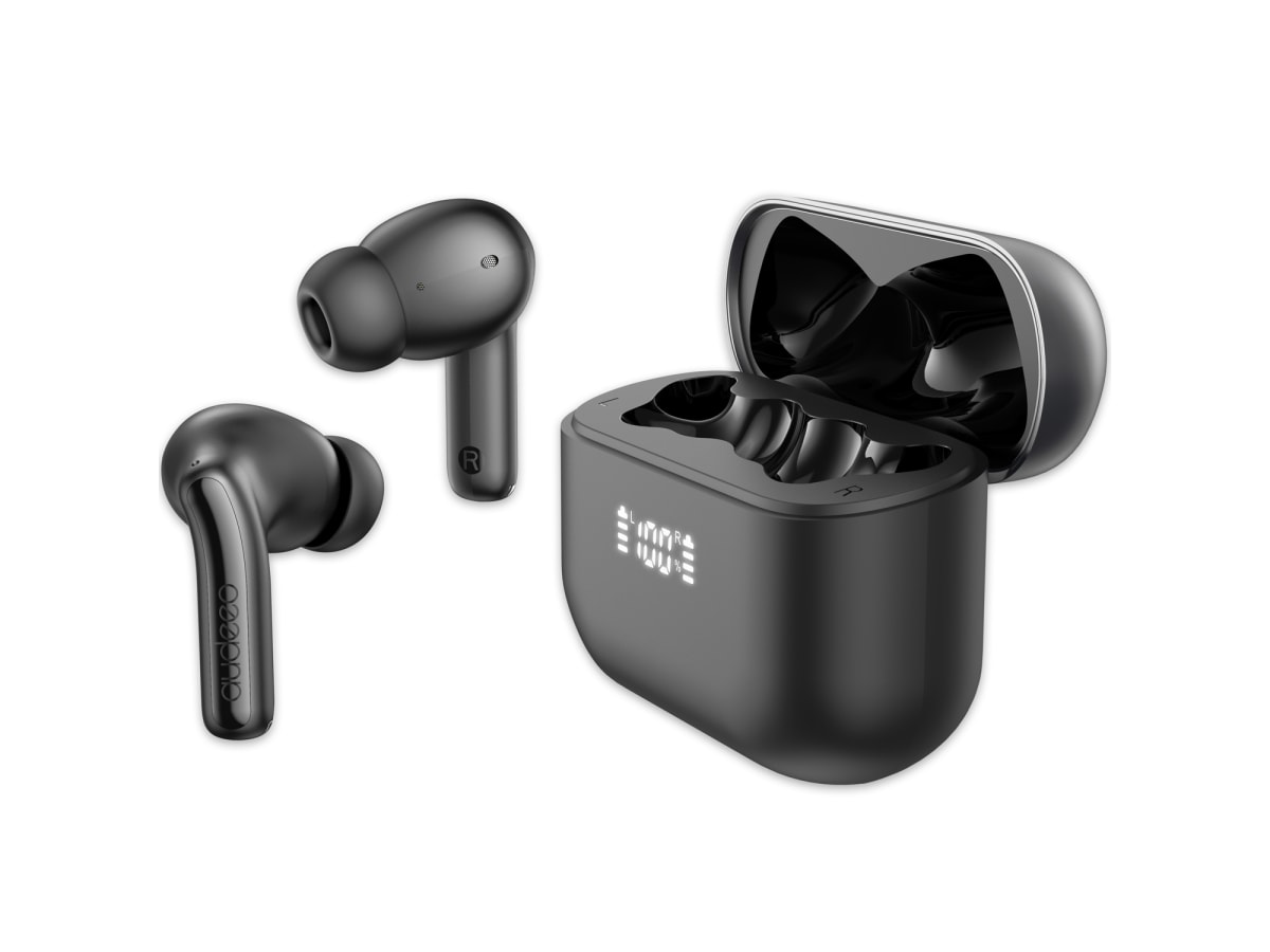 Hörlurar In-Ear TWS ANC ENC LED Novatune, svart
