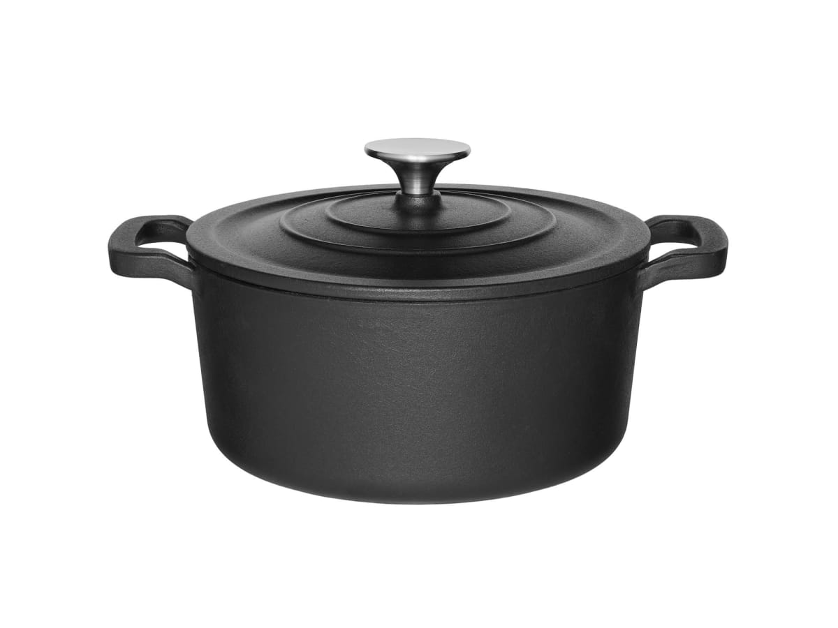 Gjutjärnsgryta med lock 3,3 L