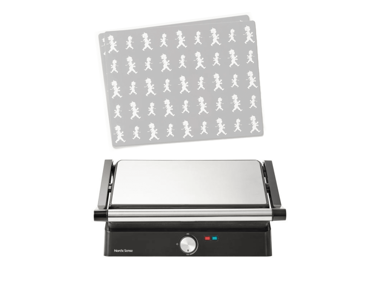 Paninigrill 2200 watt & Bordstablett 2-pack 