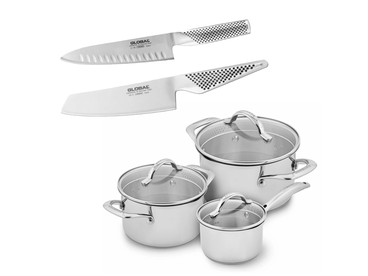 Knivset i 2 delar & Grytset i 3 delar